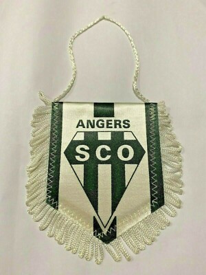 Fanion Vintage SCO Angers - Pennant Football Ancien, Collector, Années 90 Ou Avant