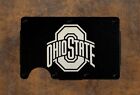 Osu Ohio State Buckeyes Logo Thin Metal Rfid Blocking Slim Wallet Laser Engraved