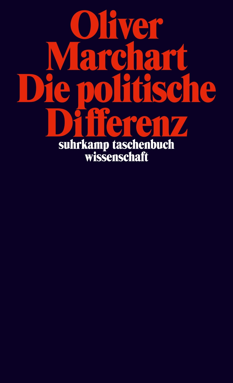 Thumbnail - Die Politische Differenz Oliver Marchart