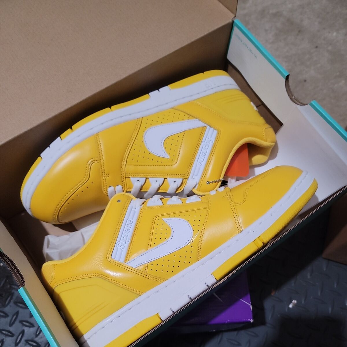 Size 12 - Nike Supreme x Air Force 2 Yellow | eBay Size 12 - Nike Supreme x Air Force 2 Yellow | eBay