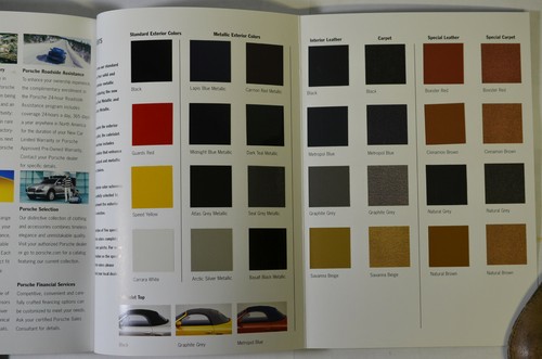Porsche Boxter and Boxter S Brochure, (2003), Color Photos - Picture 5 of 5