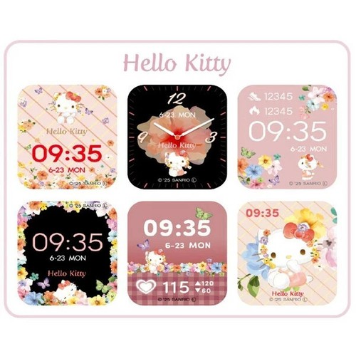 Smartwatch Sanrio Character Hello Kitty GH-SMWL-KT Green House From JPN - 第 4/5 張圖片