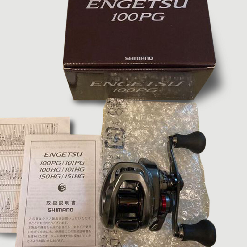 リール SHIMANO 21ENGETSU 100PG SHIMANO 21 ENGETSU 100PG Right Handle Gear 5.8 Lever Brake