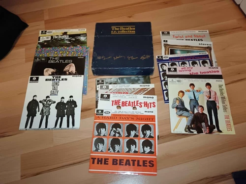 BEATLES-THE E.P. COLLECTION..SUPERB! RARE! UK PRESS N/M 15X7" VINYL BOX