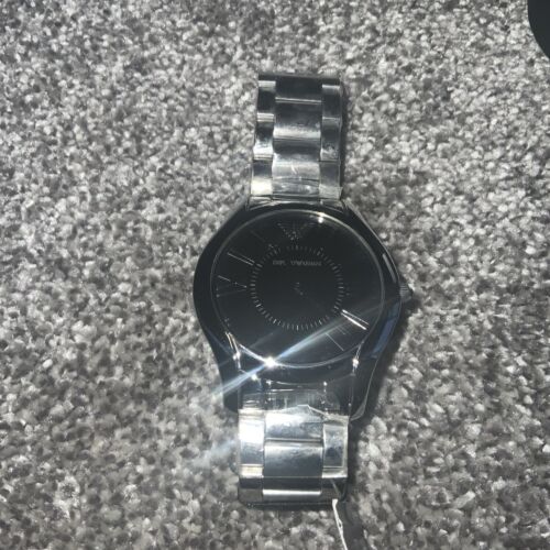 Armani - AR2022 - Super Slim - Black DIal - Stainless Steel - Mens - Watch - Picture 3 of 10