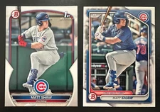 Matt Shaw Chicago Cubs 2023 Bowman Draft 1st BD33 ROOKIE CARD RC MLB Debut Japan