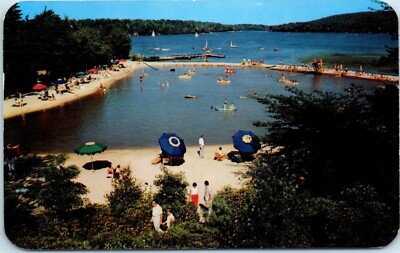 Split Rock Lodge and Club at Big Boulder, Lake Harmony, Pa. Postcard c1955