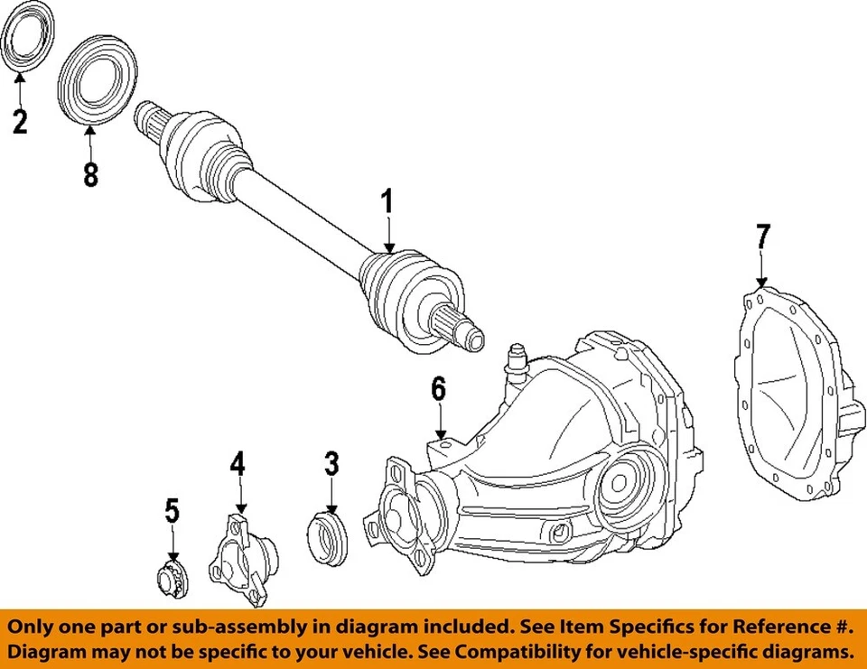 Conjunto diferencial trasero tracción trasera OEM 12 13 14 15 Mercedes Benz C250 Foto 3 de 4