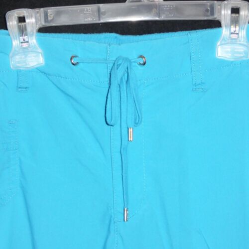 Lauren Ralph Lauren Solid Blue 100% Cotton Capri Cropped Pants Womens 12 - Picture 3 of 9