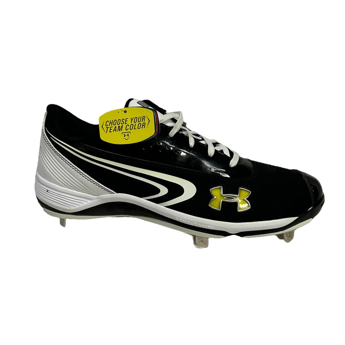 NWT Under Armour Ignite Mid Metal Baseball Cleats Amazon.com | Under Armour Men main image 3