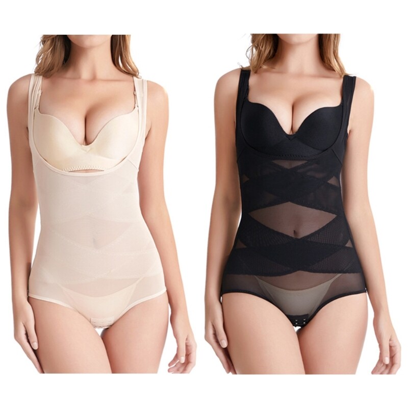Slimming Mesh Shapewear Bodysuit with Tummy Control & Butt Lift
