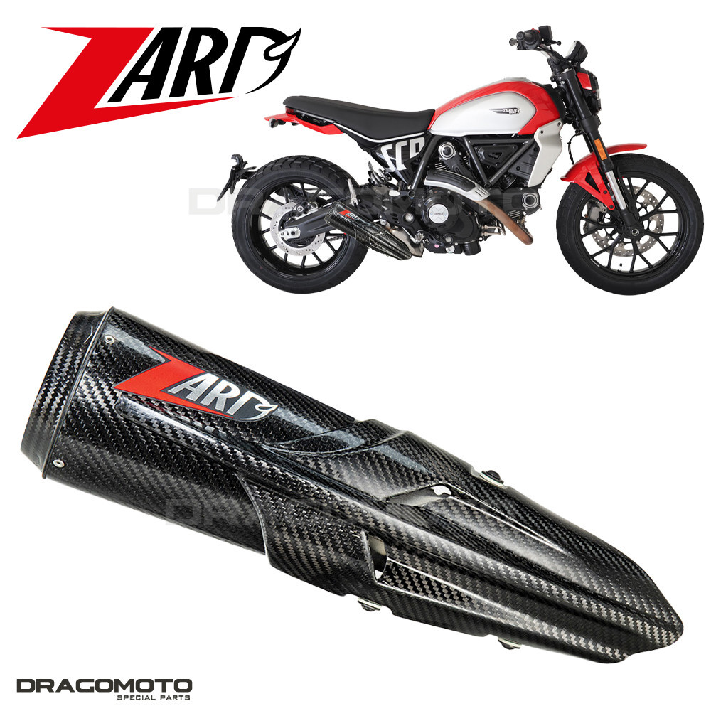 SCRAMBLER 800 DUCATI 2023 2024 ZARD Auspuff Carbon RC ZDU007S10CCR