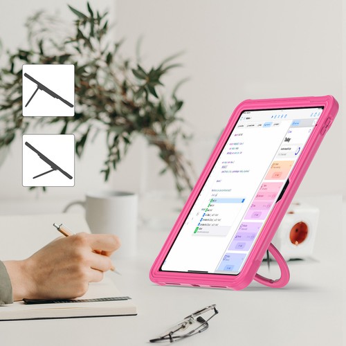 Shockproof Transparent Handle Stand Case for iPad 10th 10.9" (2022)/iPad 11" A16 - Picture 33 of 71