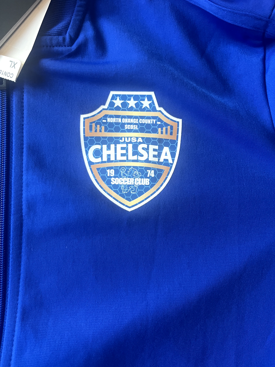 Adidas Chelsea FC Soccer Futbol Full Zip Track Jacket Youth XL