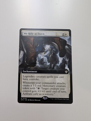 MTG - We Ride at Dawn (Extended Art)- Outlaws of Thunder Junction NM/M Condition