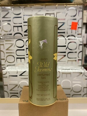 Wild Jasmine by Avon Perfumed Talc Body Powder (3.5 oz)