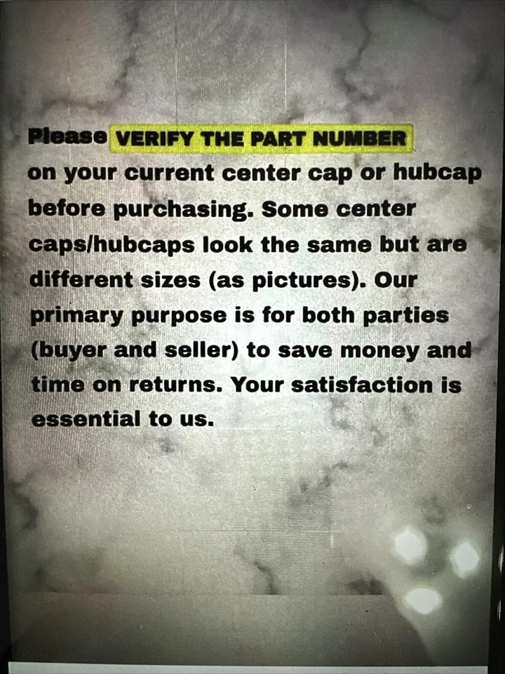 TOYOTA SOLARA OEM TAPA CENTRAL DE RUEDA ACABADO MECANIZADO 42603-AC050 2005-2010 1 pieza Foto 4 de 4