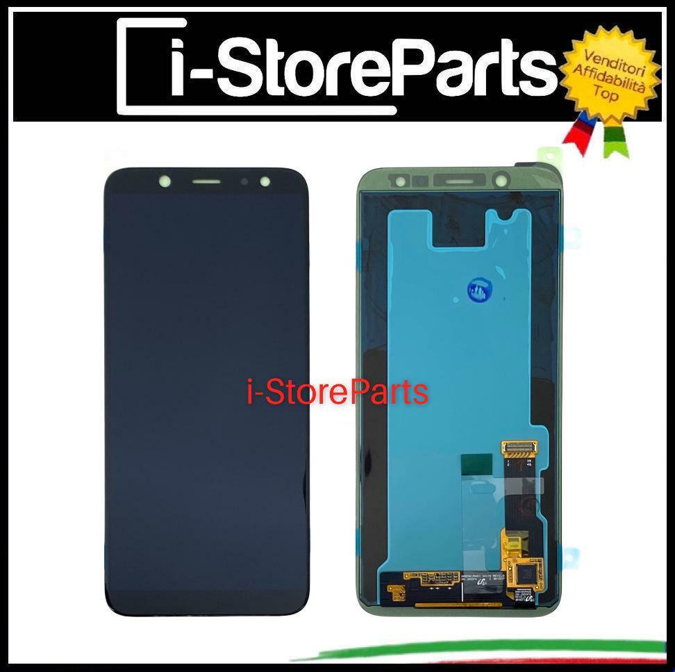 Display LCD IPS con Touch Screen per Samsung Galaxy J6 2018 SM-J600FN-DS-G Nero