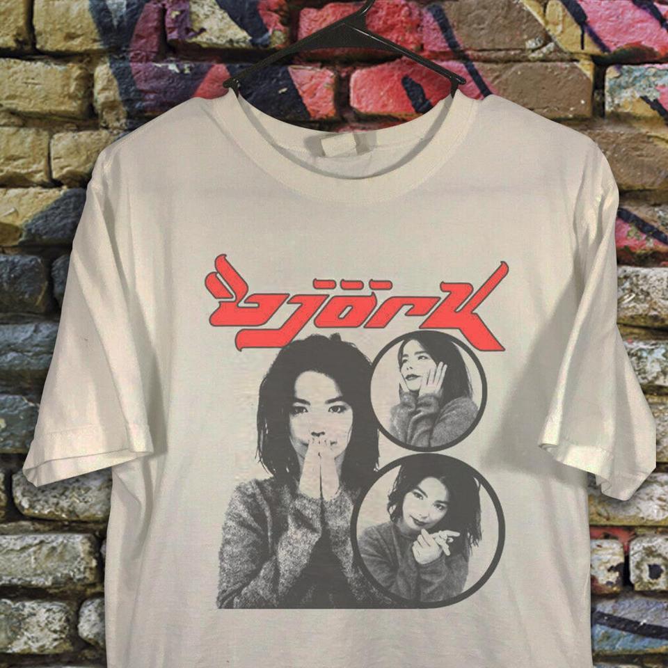Bjork ライブTシャツ Bjork 1996 Japanese Tour Promo T-shirt Heavy Cotton Size USA