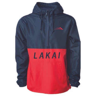 Half Zip Windbreaker Jacket Coat Navy 