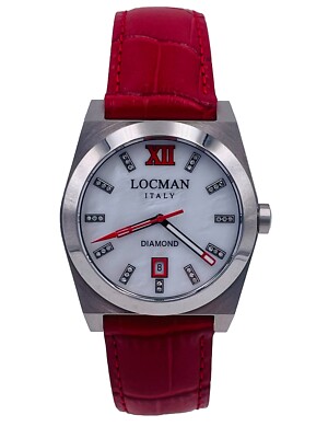 Locman Stealth Uhr 203WDPR/598 37mm Unisex 32 Diamanten sehr reduziert neu