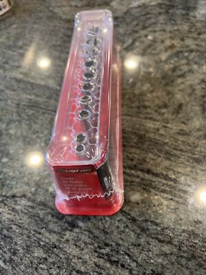Snap On 110stmy 1/4 drive 10 Pc sae deep 6 point socket set sealed