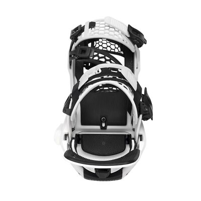 Open Box Nidecker Supermatic Men's Snowboard Bindings, White