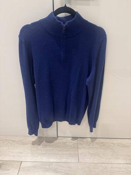 Men Trussardi Sweater Navy L