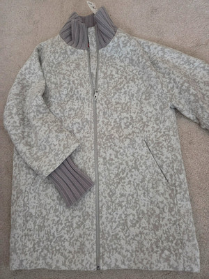 ESPRIT Damen Kurzmantel Longjacke mit Strickbündchen Gr.S - NEU