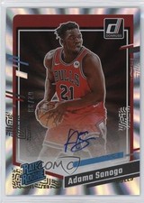 2023 Donruss Rated Rookie Holo Laser Signatures 2/99 Adama Sanogo #260 Auto ms9