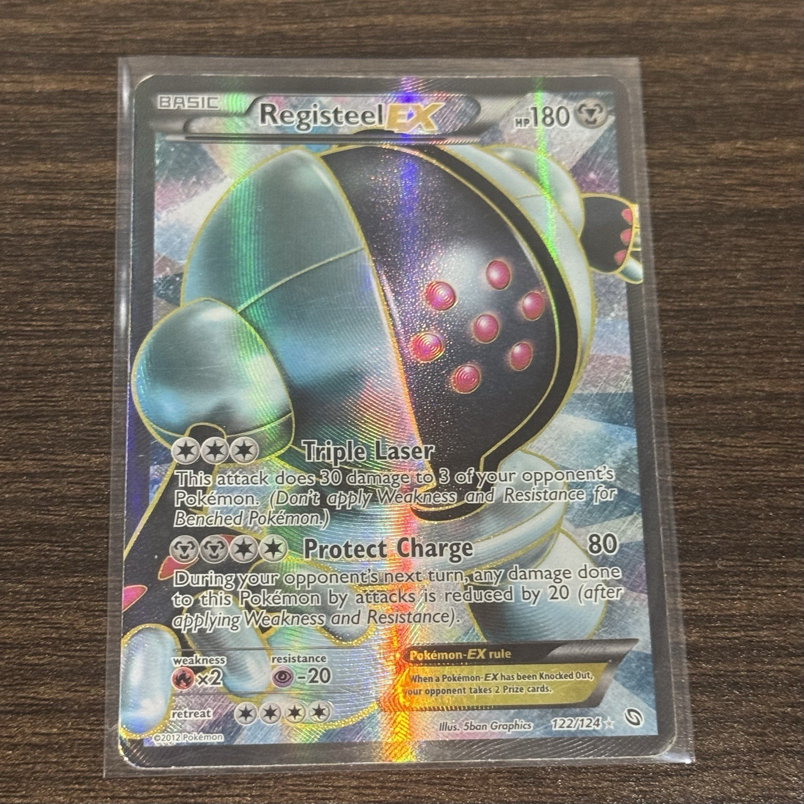 Registeel EX 122/124 *HP* FULL ART (Dragons Exalted) Pokémon TCG