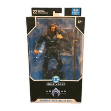 McFarlane DC Multiverse Aquaman Stealth Suit Lost Kingdom 7in Figure Box Wear 3