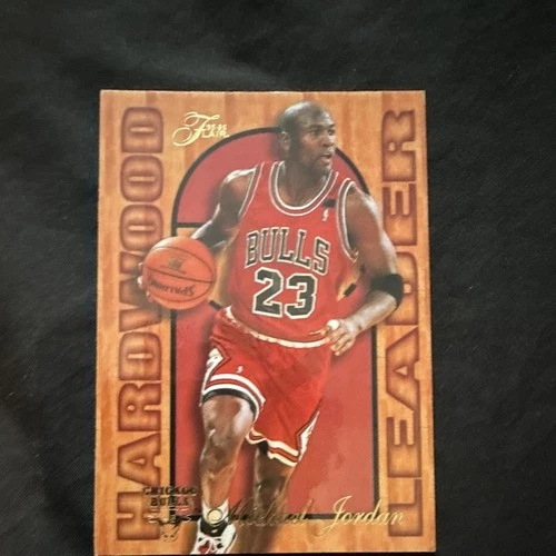 Fleer 1995-96 Flair Hardwood Leader Insert Michael Jordan Chicago Bulls #4