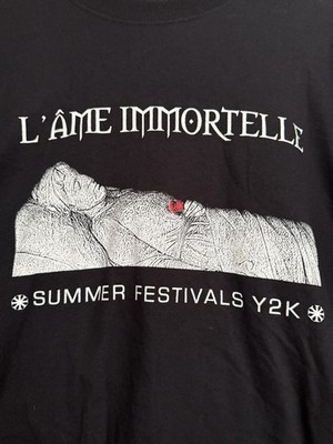 LAme Immortelle Y2K Summer Festivals XL Shirt VTG 2000 Goth Darkwave Industrial