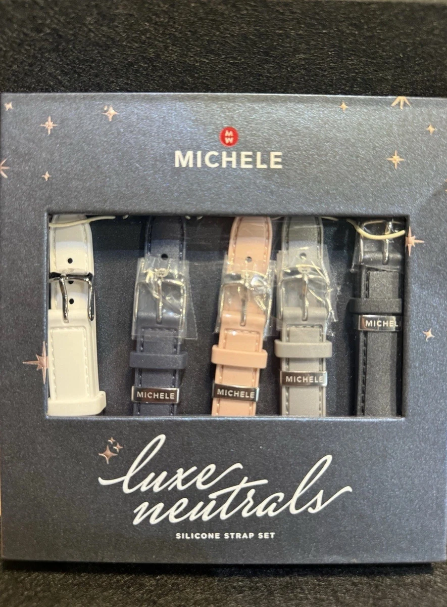 MICHELE Silicone 16 mm Band Width Wristwatch Bands for sale  display picture 2
