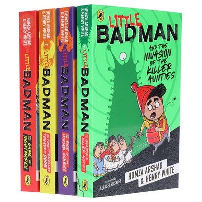 Little Badman By Humza Arshad & Henry White Illustrated 4 Books Set-Ages 7-12-PB