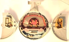 Star Trek Innerspace Enterprise w/Minifigure & Shuttle playset Playmates 1995