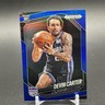 2024-25 Panini Prizm Black Blue #144 Devin Carter #/199 Rookie Sacramento Kings