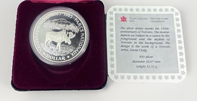 1985 Canada Silver Dollar Proof (National Parks Moose w/OGP) | eBay