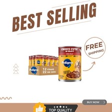 Choice Cuts Beef Wet Dog Food in Gravy - Complete Nutrition 22 oz., 12 Pack 2.73 per gallon