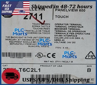 New AB 2711-T6C2L1 PANELVIEW 600 Séries B Ecran Tactile DH-485 24VDC