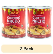 (2 pack) Ricos® Gourmet Nacho Cheese Sauce, 107 oz Can, Shelf-Stable
