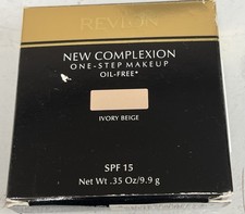 Revlon New Complexion one step make up Oil Free .35 oz IVORY BEIGE pl read