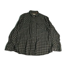 Howler Bros Shirt Men Sz XL Green Check Flannel Snapshirt Plaid