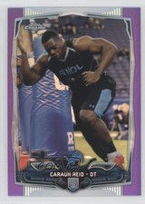 2014 Topps Chrome Retail Purple Refractor Caraun Reid #215 0u7