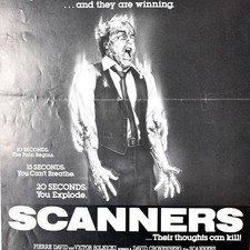 1981 Scanners Pressbook Jennifer O'Neill Stephen Lack Patrick McGoohan