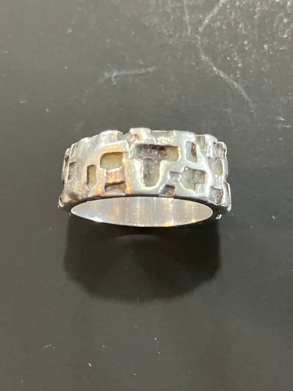 Vintage Sterling Ring Approx. Size 4.5 From Family Member's Estate