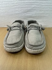 Hey Dude Wendy Lightweight Slip On Shoes Comfy Stretch Grey Women s Size 9