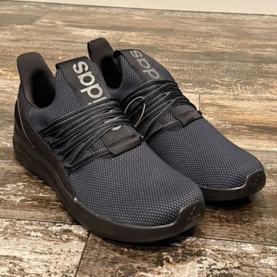 Adidas Lite Racer Adapt 7.0 Shoes Mens Size 12 Black Gray Running Sneakers NIB