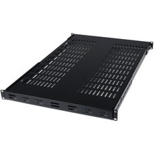StarTech.com ADJSHELF 1U Adjustable Depth Vented Rack Mount Shelf 175lbs